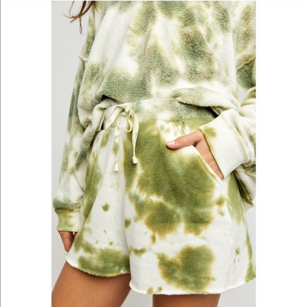 Free People Kelly washed sweater set in army combo - Picture 5 of 12